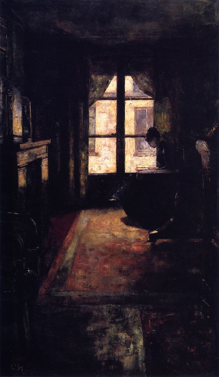 Lesser Ury (German, 1861-1931), Parisian Interior, 1881 - Copy