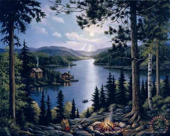 Cabin in the Woods by John Zaccheo