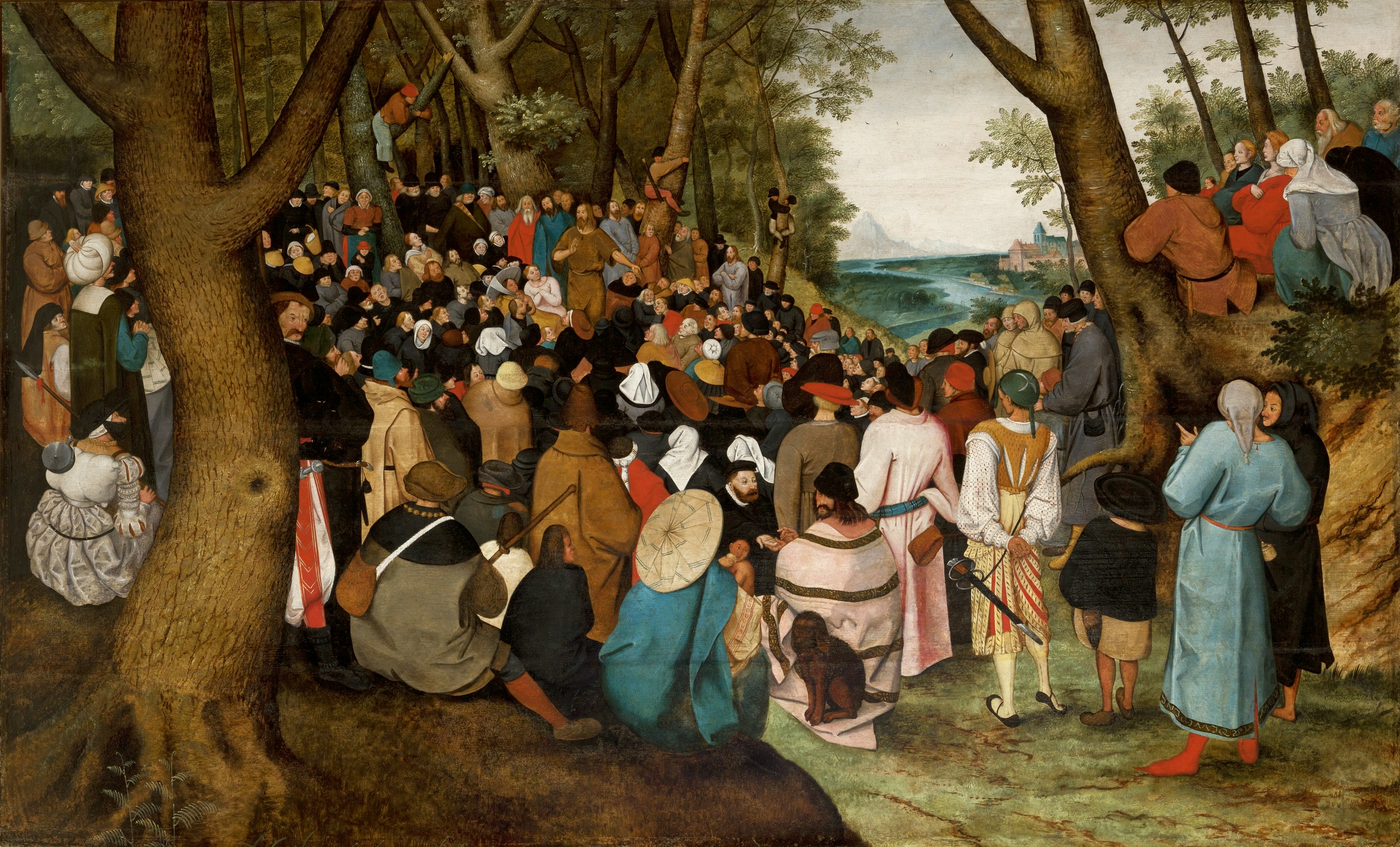 Pieter_Brueghel_The Elder - The Preaching of St. John the Baptish